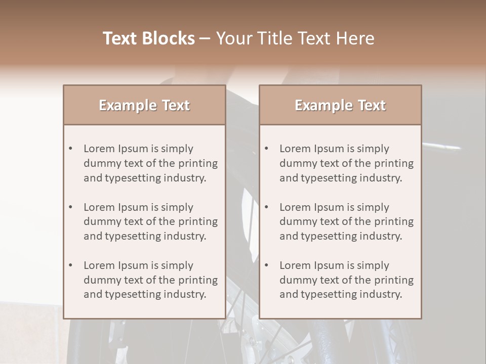 A Man In A Wheelchair Holding The Wheel Of A Wheel Chair PowerPoint Template