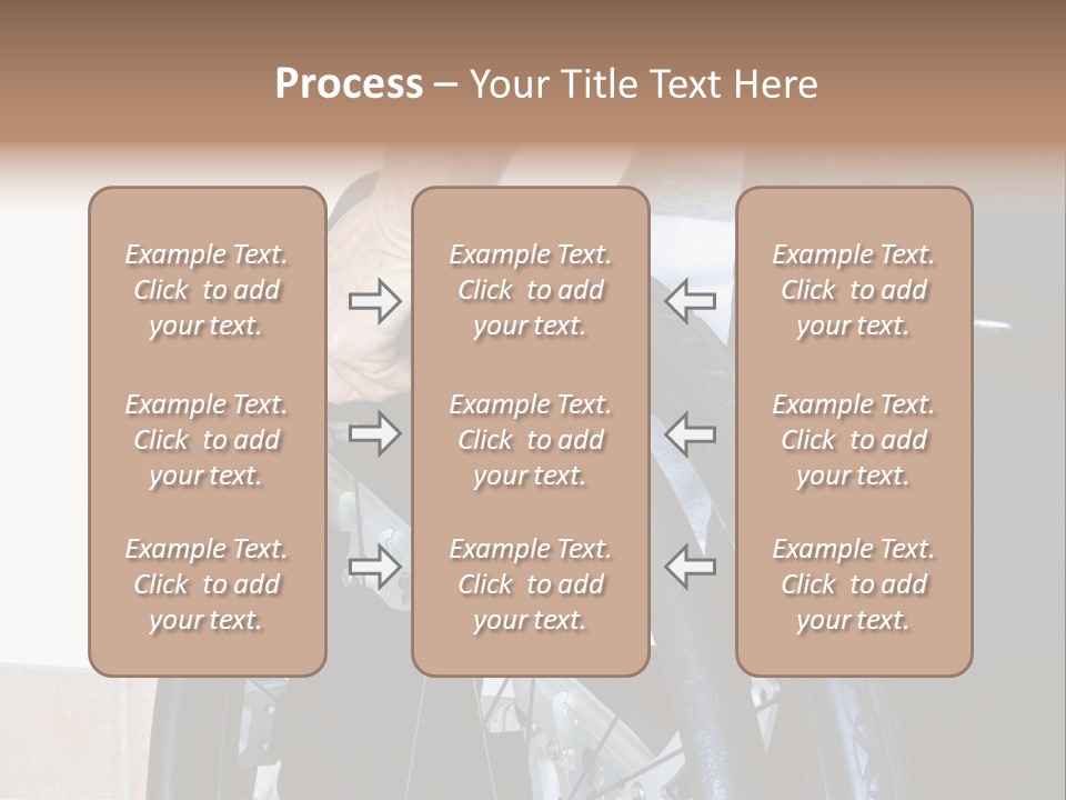 A Man In A Wheelchair Holding The Wheel Of A Wheel Chair PowerPoint Template