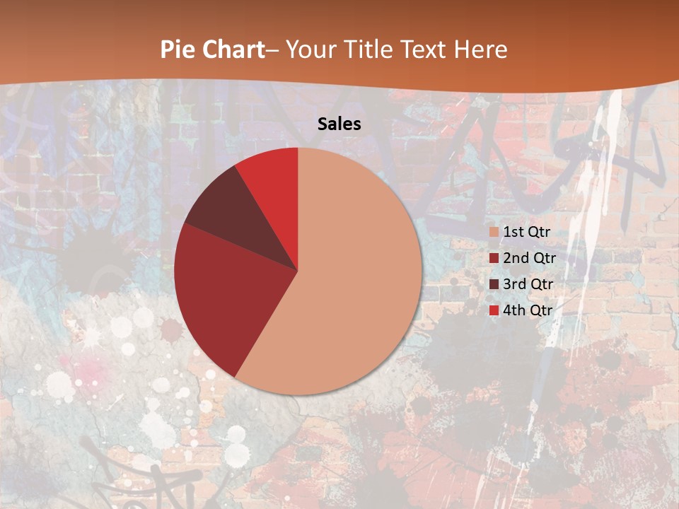 Trash Spraypaint Grungy PowerPoint Template
