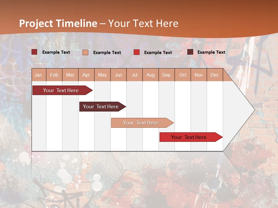 Trash Spraypaint Grungy PowerPoint Template
