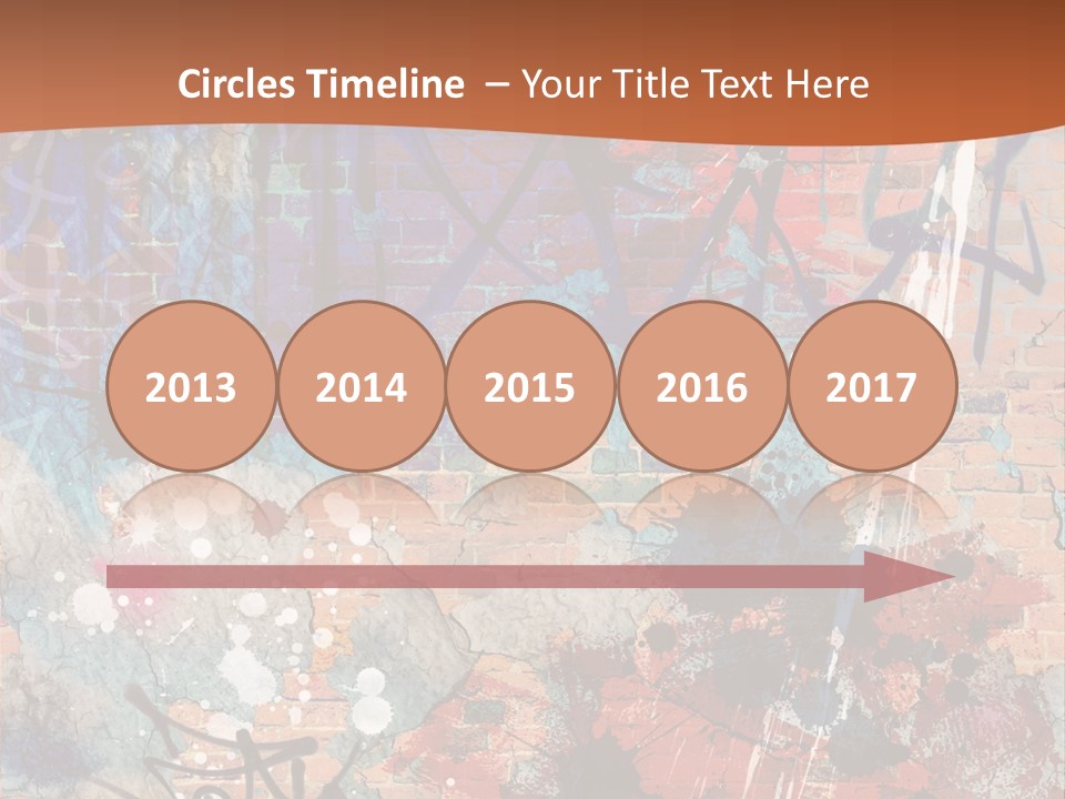 Trash Spraypaint Grungy PowerPoint Template