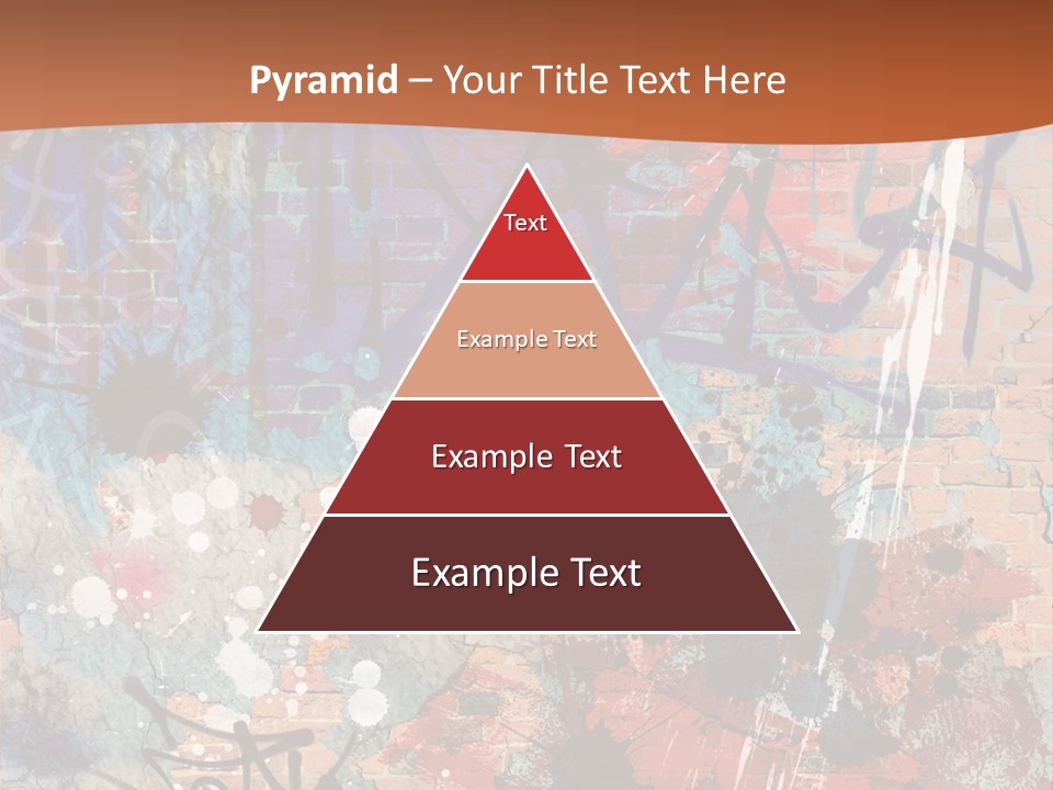 Trash Spraypaint Grungy PowerPoint Template