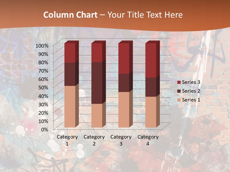 Trash Spraypaint Grungy PowerPoint Template