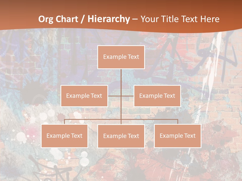 Trash Spraypaint Grungy PowerPoint Template