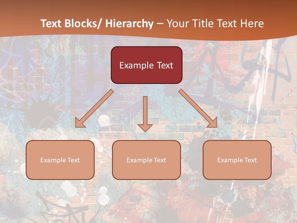 Trash Spraypaint Grungy PowerPoint Template