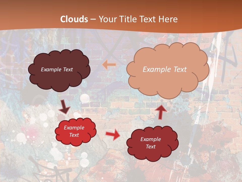 Trash Spraypaint Grungy PowerPoint Template