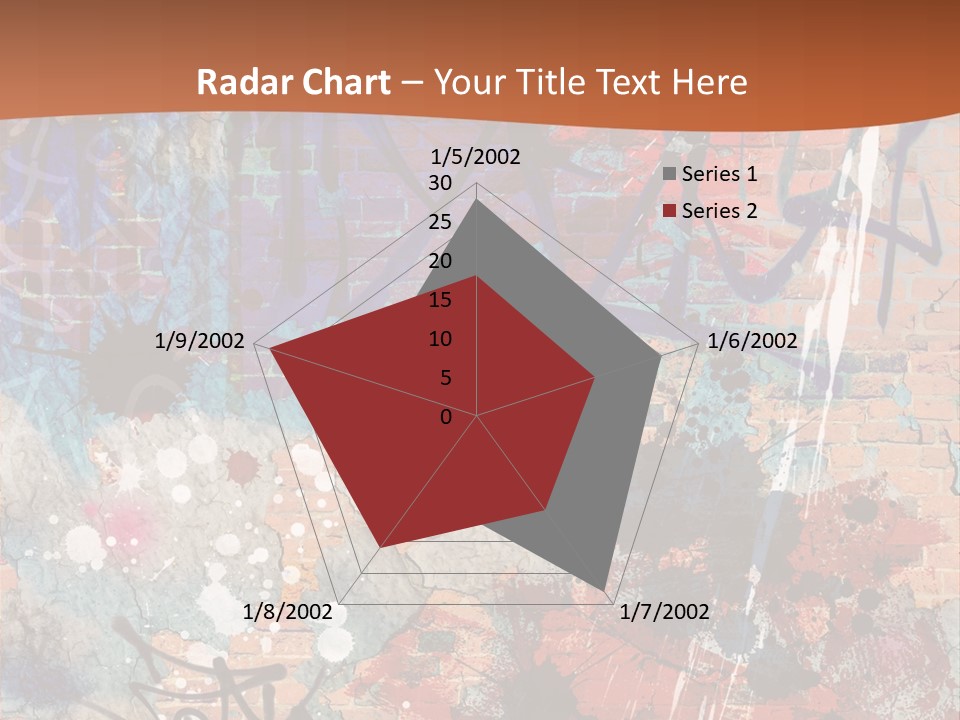 Trash Spraypaint Grungy PowerPoint Template