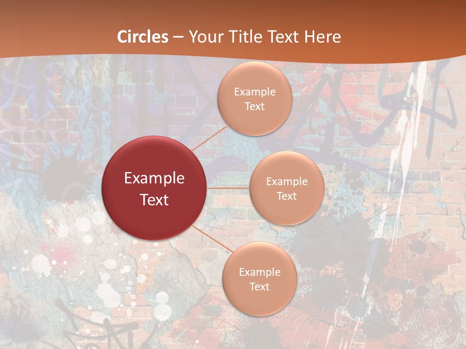 Trash Spraypaint Grungy PowerPoint Template