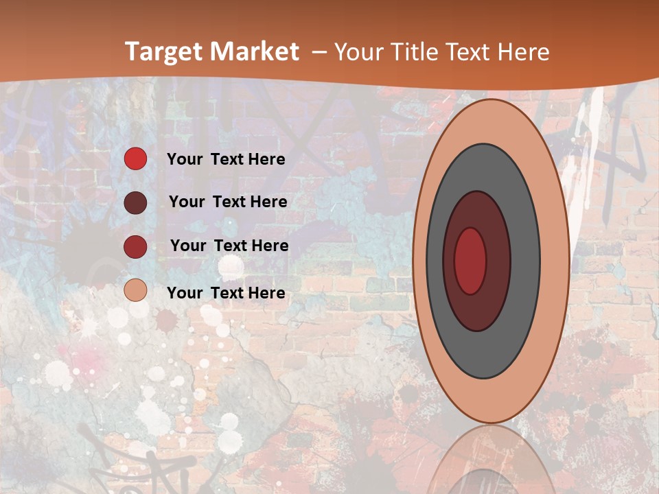 Trash Spraypaint Grungy PowerPoint Template