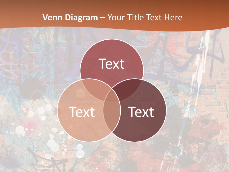 Trash Spraypaint Grungy PowerPoint Template