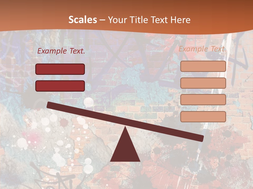 Trash Spraypaint Grungy PowerPoint Template