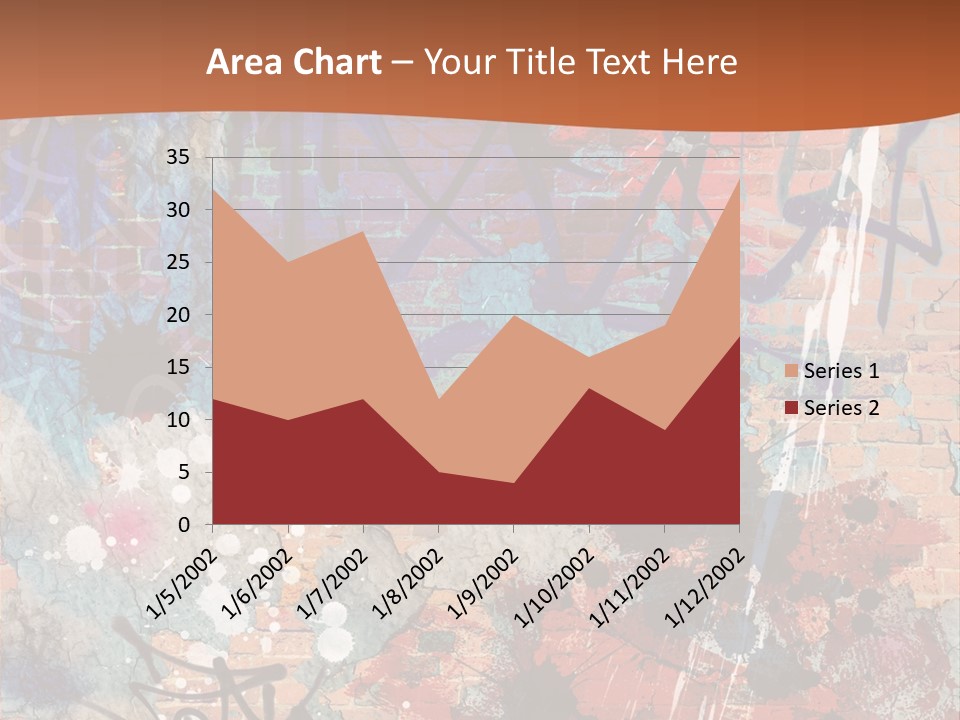 Trash Spraypaint Grungy PowerPoint Template