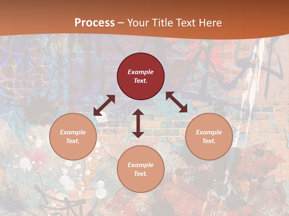 Trash Spraypaint Grungy PowerPoint Template