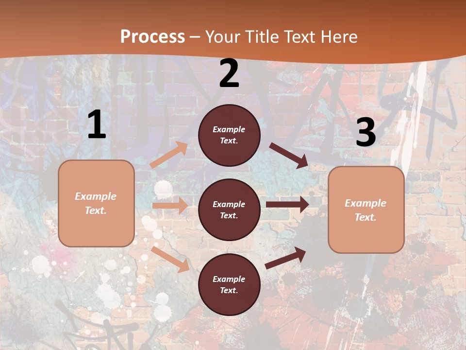 Trash Spraypaint Grungy PowerPoint Template