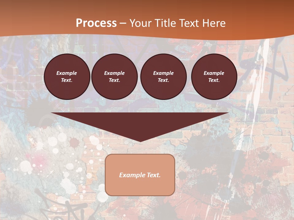 Trash Spraypaint Grungy PowerPoint Template