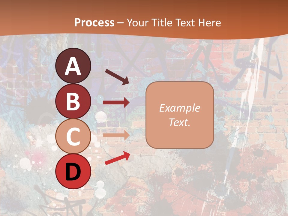 Trash Spraypaint Grungy PowerPoint Template