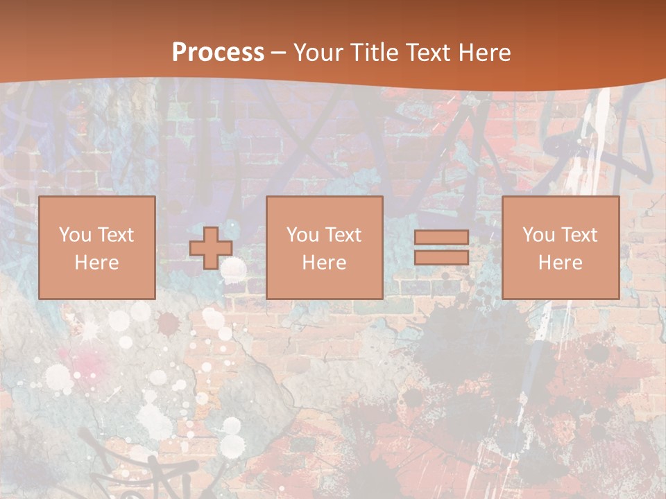 Trash Spraypaint Grungy PowerPoint Template