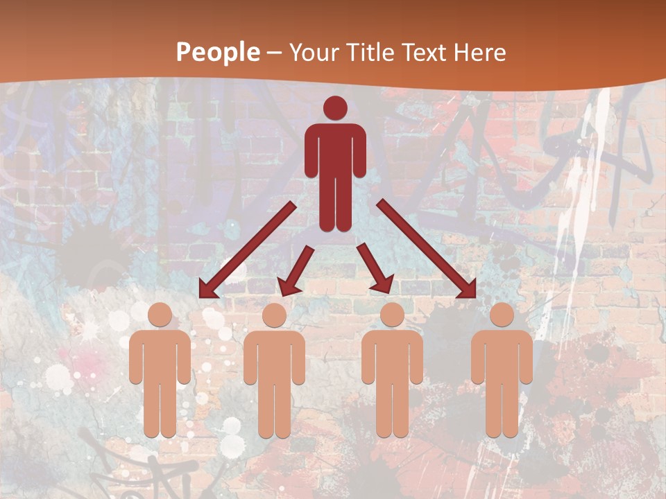 Trash Spraypaint Grungy PowerPoint Template