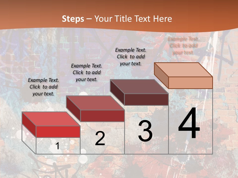 Trash Spraypaint Grungy PowerPoint Template
