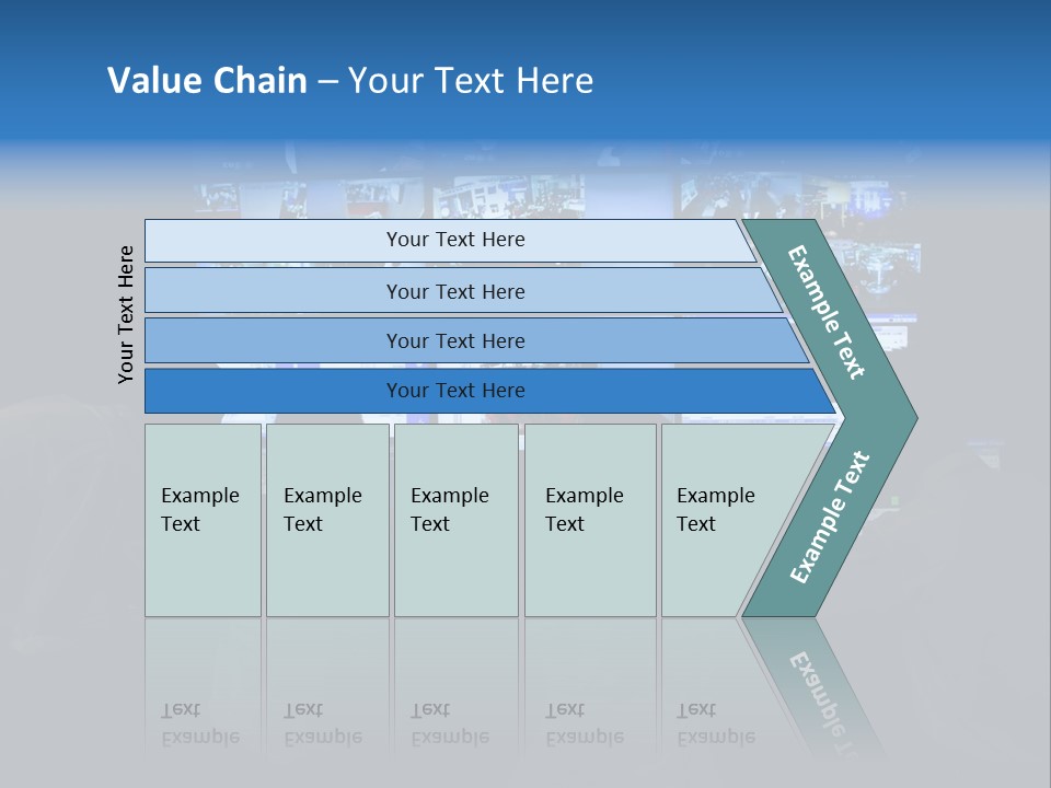 A Group Of People Sitting In Front Of Computer Screens PowerPoint Template