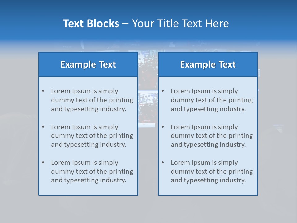 A Group Of People Sitting In Front Of Computer Screens PowerPoint Template