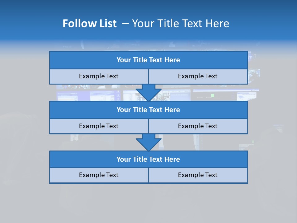 A Group Of People Sitting In Front Of Computer Screens PowerPoint Template