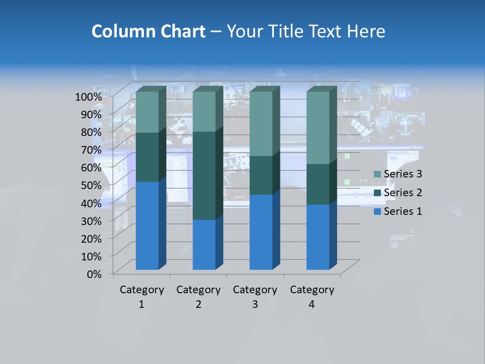 A Group Of People Sitting In Front Of Computer Screens PowerPoint Template