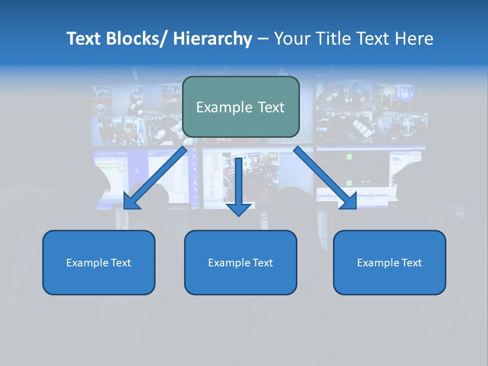 A Group Of People Sitting In Front Of Computer Screens PowerPoint Template