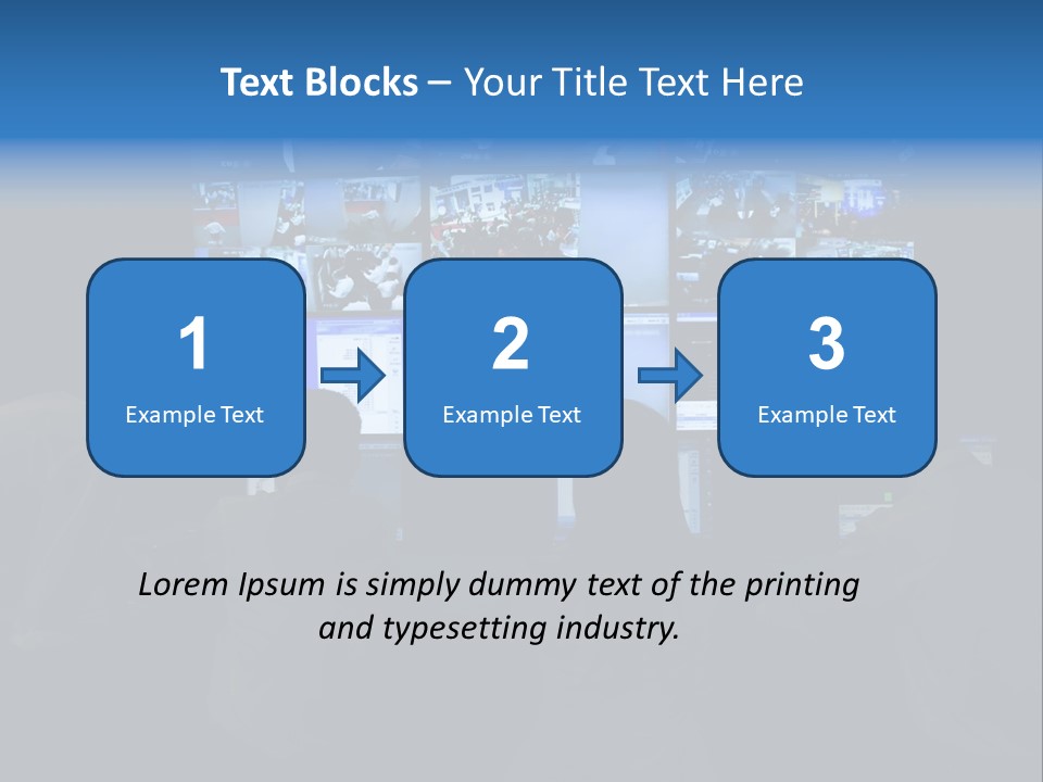 A Group Of People Sitting In Front Of Computer Screens PowerPoint Template