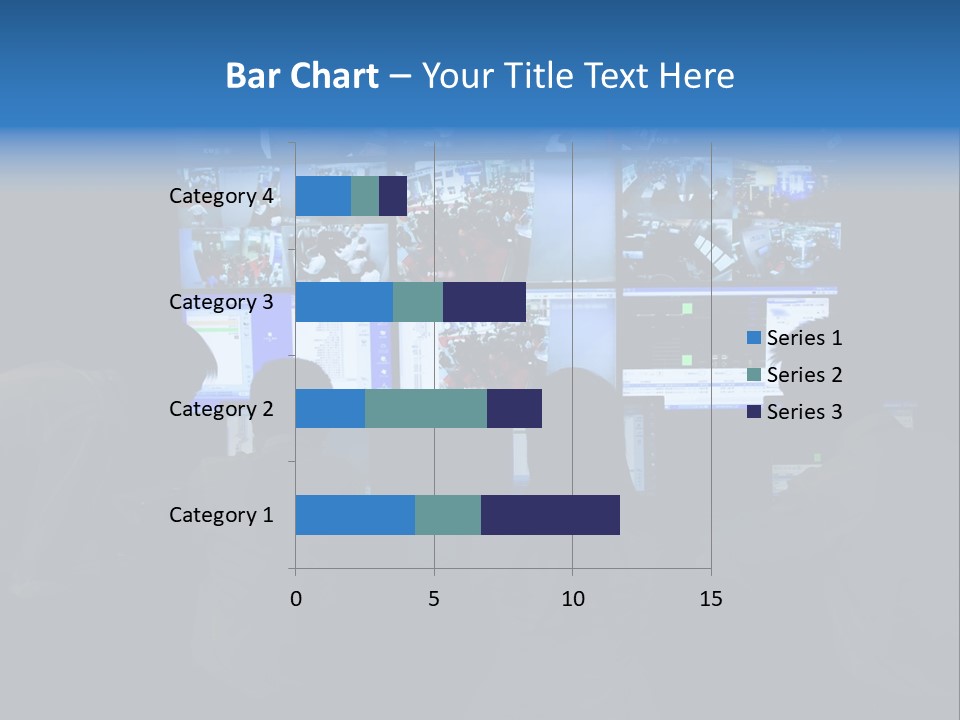 A Group Of People Sitting In Front Of Computer Screens PowerPoint Template