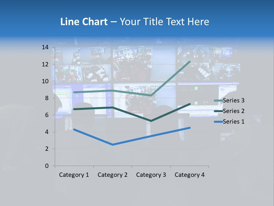 A Group Of People Sitting In Front Of Computer Screens PowerPoint Template
