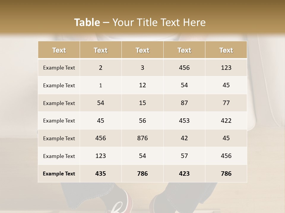 European Resting Full PowerPoint Template