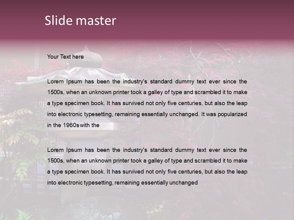 Gentle Tokyo Temple PowerPoint Template