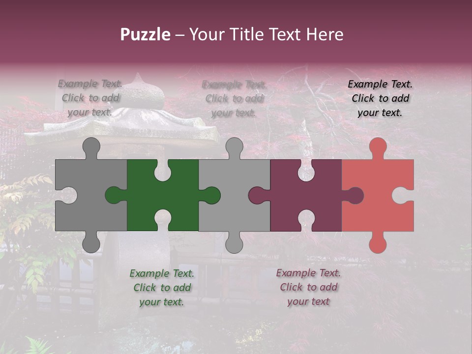 Gentle Tokyo Temple PowerPoint Template