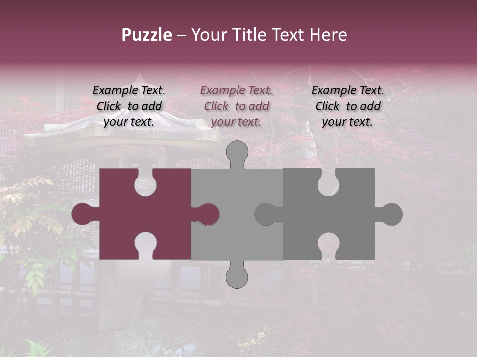 Gentle Tokyo Temple PowerPoint Template