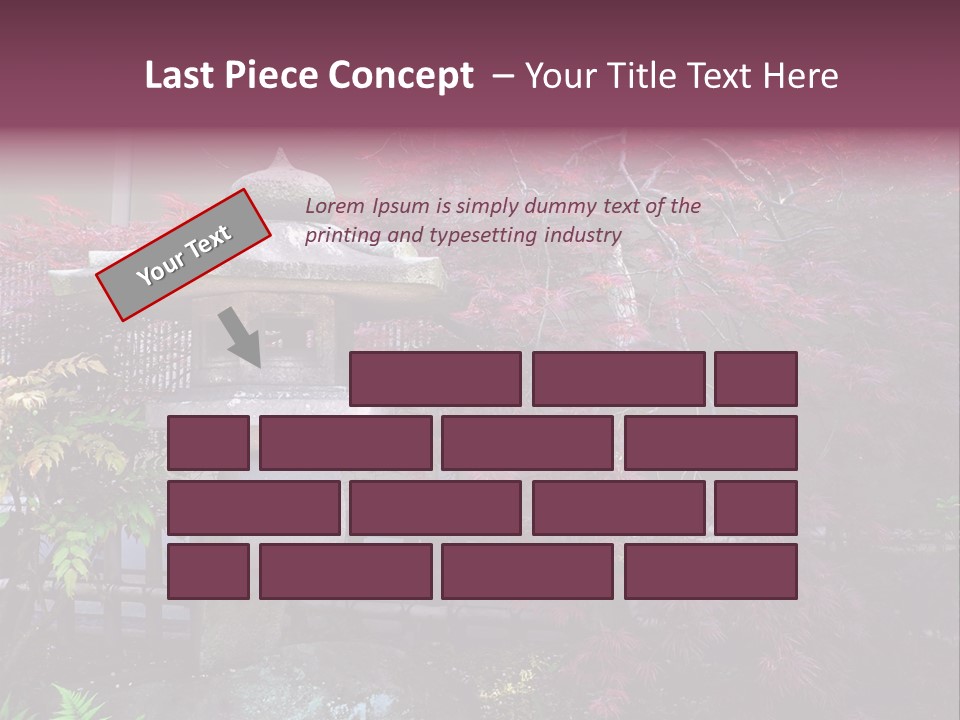 Gentle Tokyo Temple PowerPoint Template