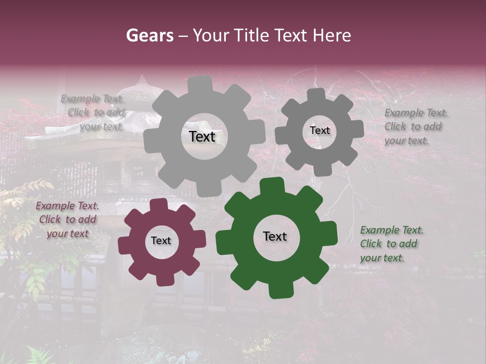 Gentle Tokyo Temple PowerPoint Template