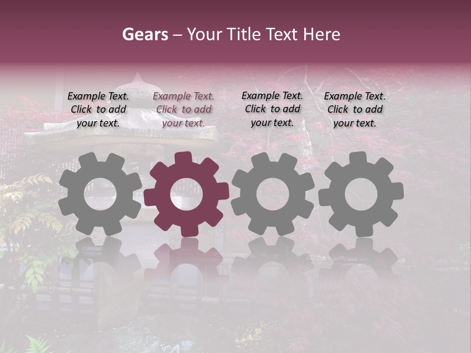 Gentle Tokyo Temple PowerPoint Template