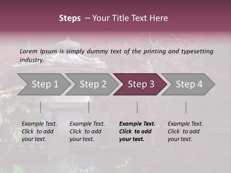 Gentle Tokyo Temple PowerPoint Template