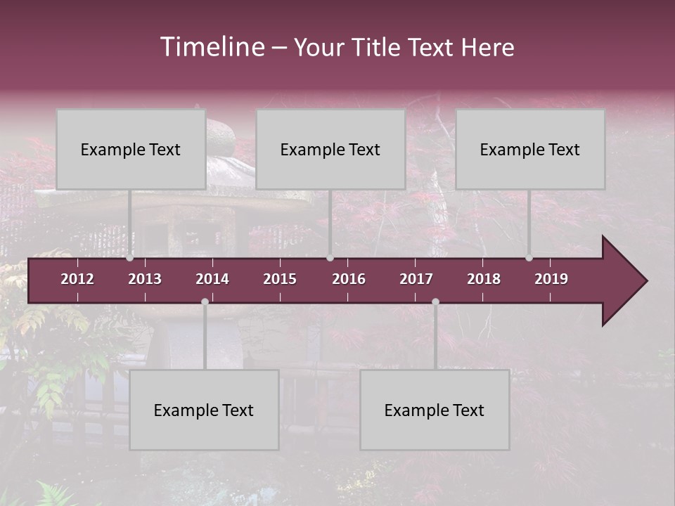Gentle Tokyo Temple PowerPoint Template