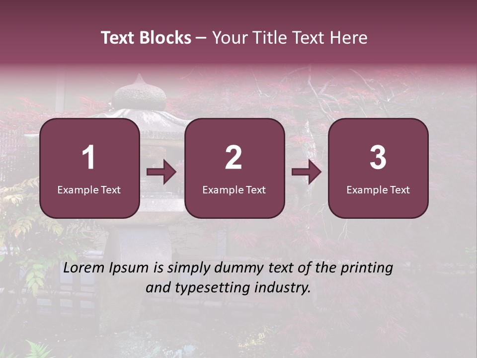 Gentle Tokyo Temple PowerPoint Template