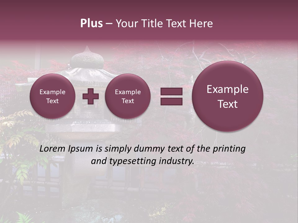 Gentle Tokyo Temple PowerPoint Template