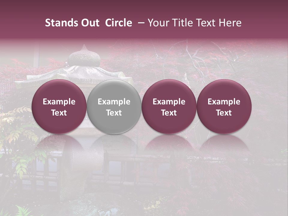 Gentle Tokyo Temple PowerPoint Template