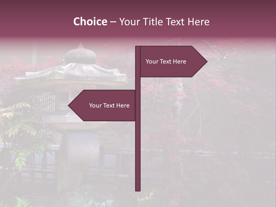 Gentle Tokyo Temple PowerPoint Template