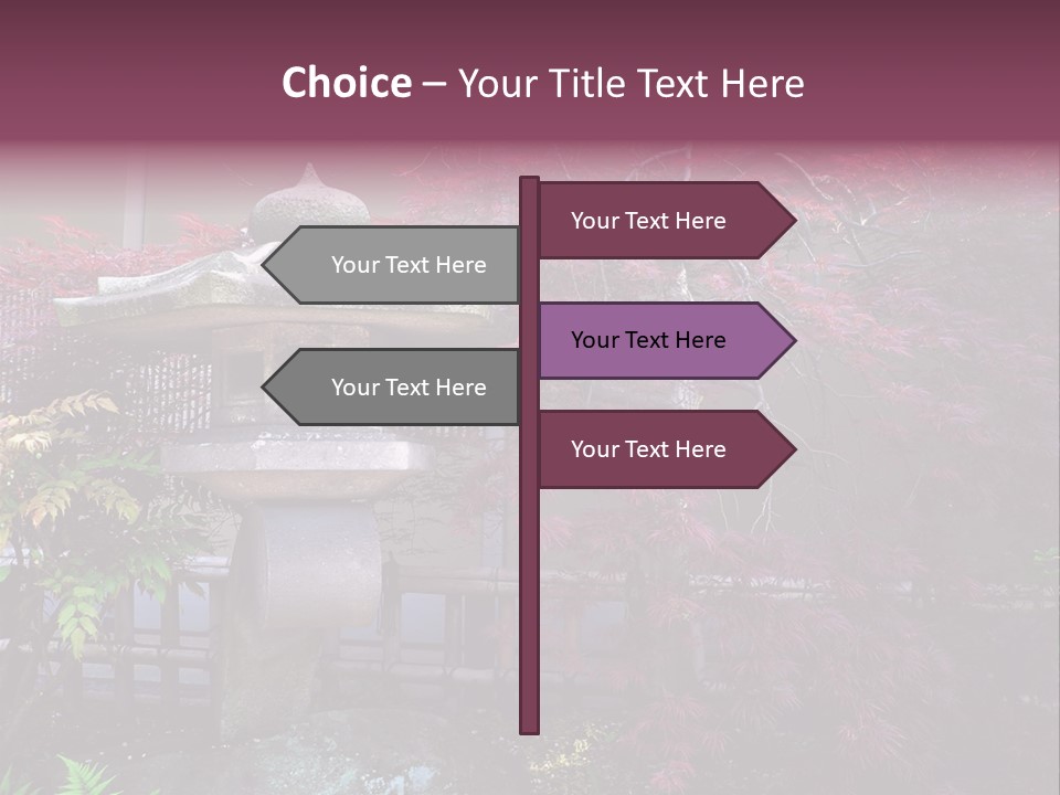 Gentle Tokyo Temple PowerPoint Template