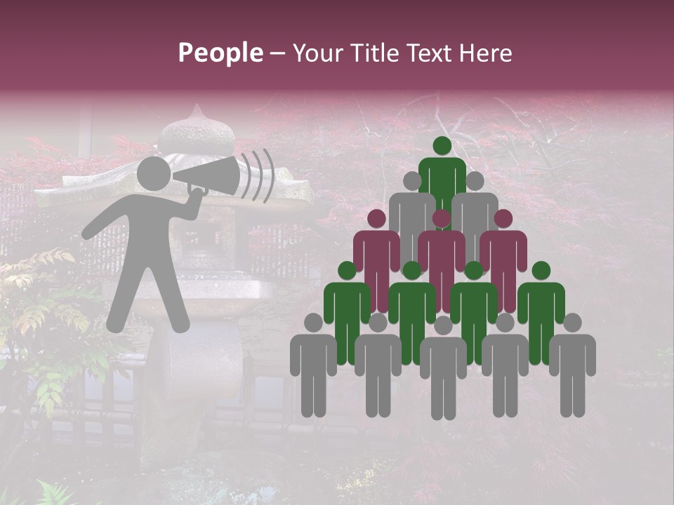 Gentle Tokyo Temple PowerPoint Template