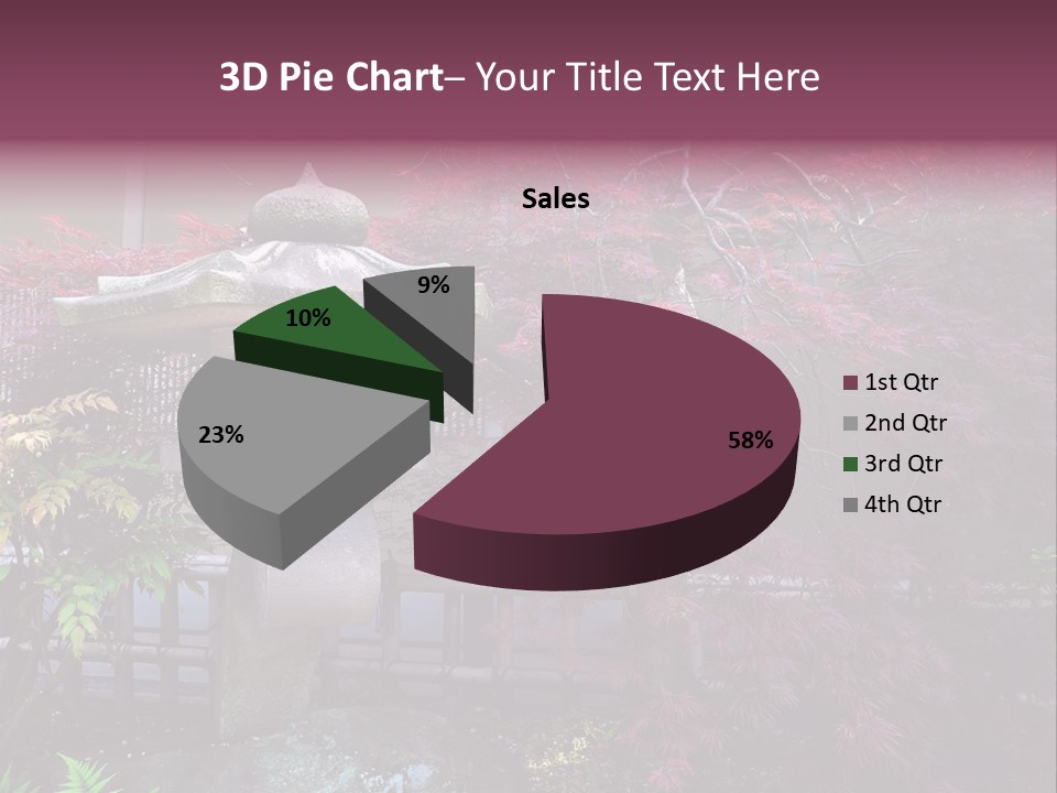 Gentle Tokyo Temple PowerPoint Template