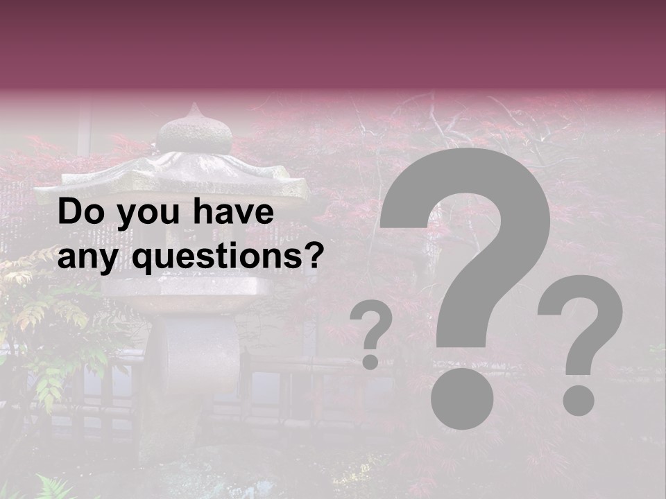 Gentle Tokyo Temple PowerPoint Template
