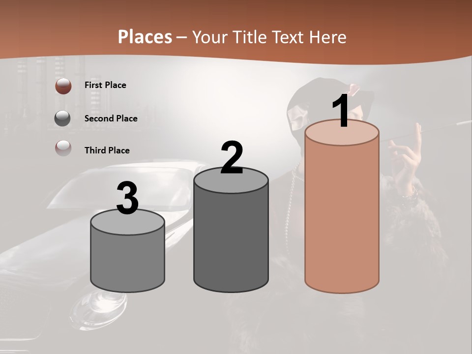 Night Fashion Chimney PowerPoint Template