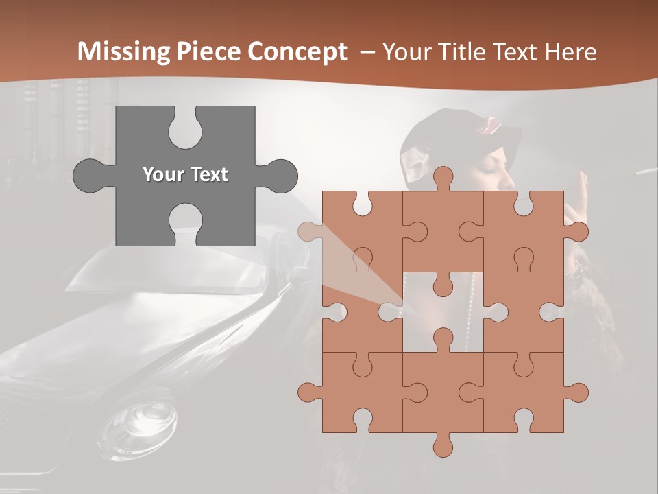 Night Fashion Chimney PowerPoint Template